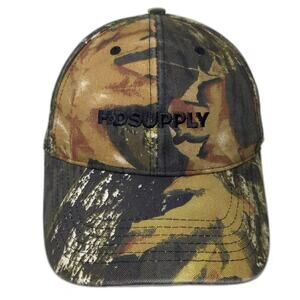 Cap America Baseball Cap Hat Brown Green Camo HD Supply Embroidered Strapback OS